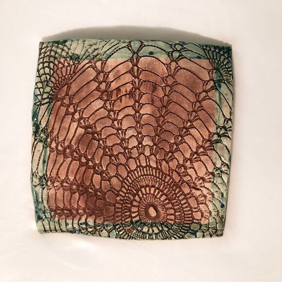 Art Pottery Ceramic Graveyard Dancing Skeleton Decor Plaque DOTD El Dia - Picture 6 of 10